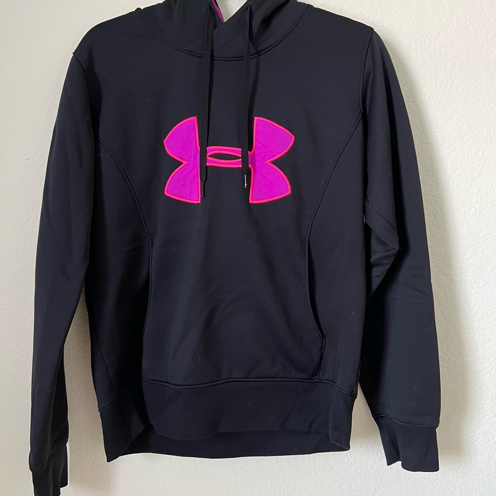 Under Armor Black Hooded Sweatshirt